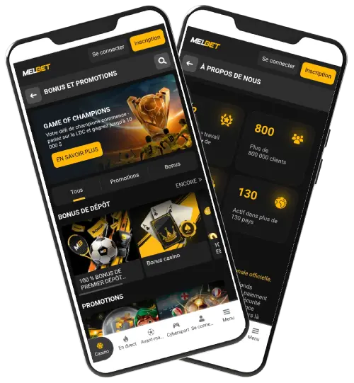 Comparaison détaillée avec vs sans code promo Melbet