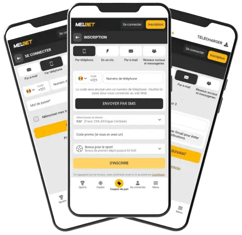 Comment s'inscrire à Melbet